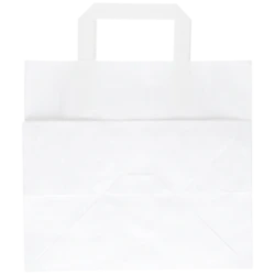 PAPPERSKASSE VIT 11 LITER - 26x17x24,5 cm